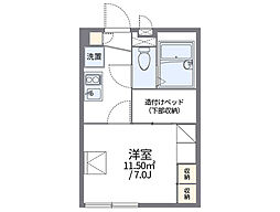 間取図画像 1K