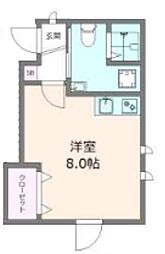 アーバンフォレスト中野 ワンルームの間取図画像