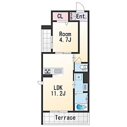 間取図画像 1LDK