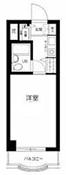 パークノヴァ横浜参番館 ワンルームの間取図画像