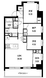 アーバンパーク立石 7階2SLDKの間取り