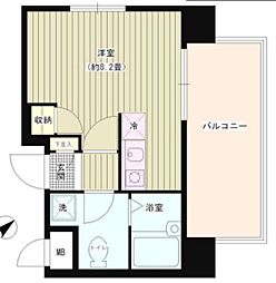 パークホームズ文京千石ステーションアリーナ 7階ワンルームの間取り