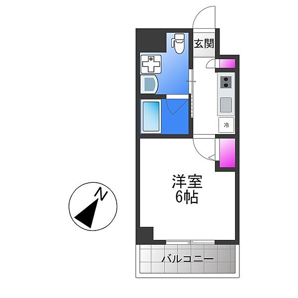 Live Casa 田辺 ｜大阪府大阪市東住吉区田辺２丁目(賃貸マンション1K・2階・21.32㎡)の写真 その2