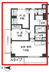 伊藤ビル 2LDKの間取図画像