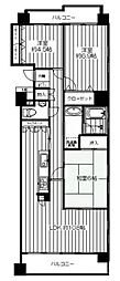 ダイアパレスクレセール八王子 3LDKの間取図画像