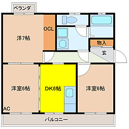 サンビレッヂ橋本 2階