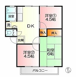 スカイタウン上今泉 2階