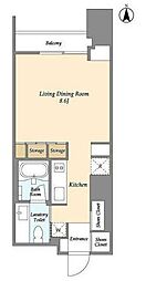 WeWill ワンルームの間取図画像