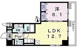 エトワール 1LDKの間取図画像