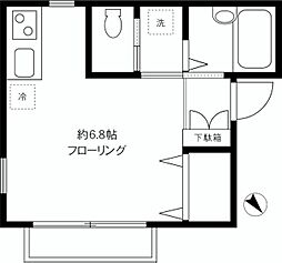 DRホームズ新大塚 3階ワンルームの間取り