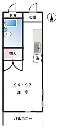 フォート上北沢 ワンルームの間取図画像