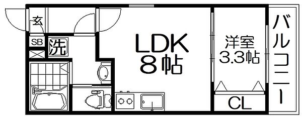 仮称）ジーメゾン寝屋川市秦町アロム ｜大阪府寝屋川市秦町(賃貸アパート1LDK・2階・29.10㎡)の写真 その2