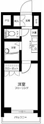 スカイコートヴァンテアン東日本橋 1Kの間取図画像