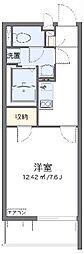 クレイノウィステリア 1Kの間取図画像