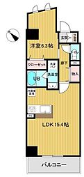 LuceVII 1LDKの間取図画像