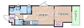 クリエオーレ岸辺  ｜ 大阪府吹田市岸部南３丁目（賃貸アパート1LDK・3階・30.80㎡） その2