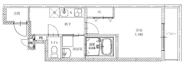 フジパレス鳳中町ノース ｜大阪府堺市西区鳳中町１０丁(賃貸アパート1K・3階・27.13㎡)の写真 その2