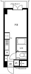GSプラザ鶴見駅前ビル ワンルームの間取図画像