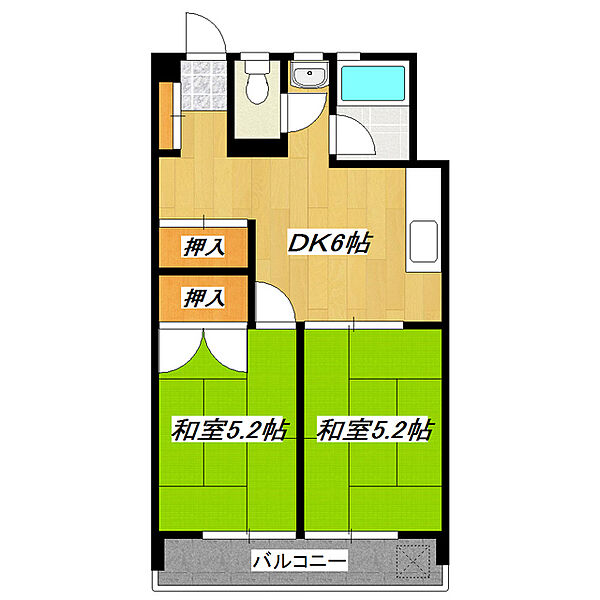 宮崎ビルディングメゾン小岩 701｜東京都江戸川区南小岩８丁目(賃貸マンション2DK・7階・37.13㎡)の写真 その2