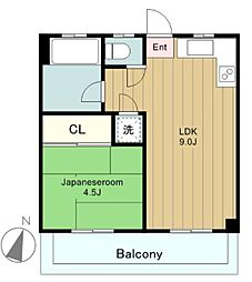 ハイツ矢野口 2階/203
