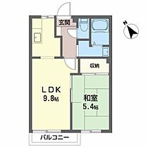 エトワス　Ｅ 202 ｜ 岩手県北上市北鬼柳20-53-1（賃貸アパート1LDK・2階・35.00㎡） その2