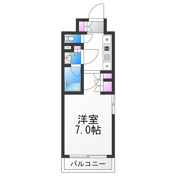 ザ・パークハビオ阿倍野昭和町 ｜大阪府大阪市阿倍野区昭和町３丁目(賃貸マンション1K・5階・25.95㎡)の写真 その2