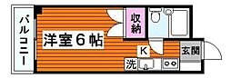TOビル ワンルームの間取図画像