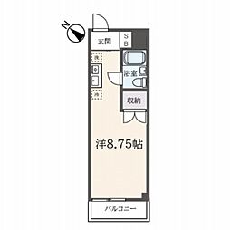 アーバンハイツ ワンルームの間取図画像