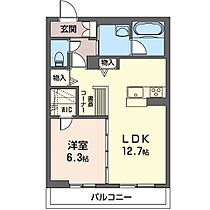 クレスティーク 00102 ｜ 群馬県前橋市上小出町３丁目30-1（賃貸アパート1LDK・1階・51.00㎡） その2