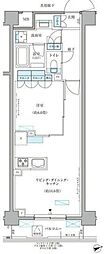 パークアクシス文京本郷 1LDKの間取図画像