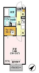 間取図画像 1K