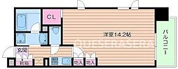 パークアクシス大阪新町 6階/-