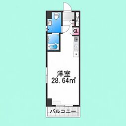 VitaNuova堺 ワンルームの間取図画像