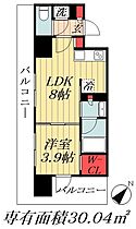 千葉県市川市行徳駅前２丁目（賃貸マンション1LDK・6階・30.04㎡） その2