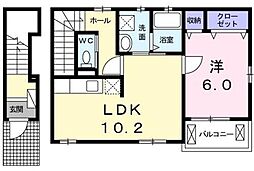 ガーディアンプレイス 1LDKの間取図画像