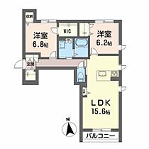 グランデュオ　ウエスト W101 ｜ 福島県福島市南沢又字東谷地18-1（賃貸マンション2LDK・1階・69.33㎡） その2