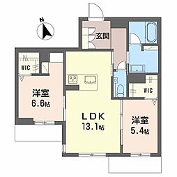 Lien 2LDKの間取図画像