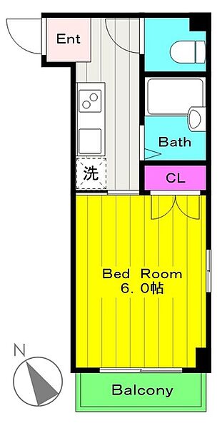 コスモ生田 303｜神奈川県川崎市多摩区生田２丁目(賃貸マンション1R・3階・19.50㎡)の写真 その2