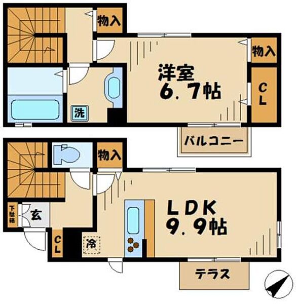 グランチェスタ 0102｜神奈川県川崎市麻生区片平２丁目(賃貸アパート1LDK・2階・50.30㎡)の写真 その2