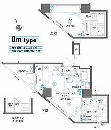 ズーム駒込 1LDKの間取図画像