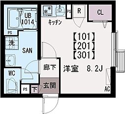 間取図画像 ワンルーム