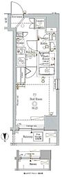 AXAS新宿中落合 1Kの間取図画像
