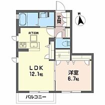 グリーンメゾンニュー大橋Ｂ B101 ｜ 宮城県石巻市大橋１丁目9-20（賃貸アパート1LDK・1階・45.08㎡） その1