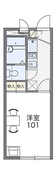 レオパレスクレスト原宿II(24538) 101｜神奈川県相模原市緑区原宿２丁目(賃貸アパート1K・1階・19.87㎡)の写真 その2