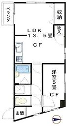モンシャトー田無成和 1LDKの間取図画像