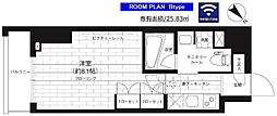 ステージグランデ台東根岸アジールコート 1Kの間取図画像