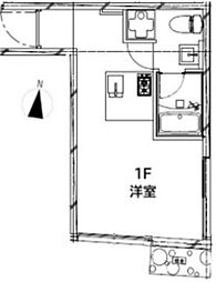 CREAL板橋氷川町 1階ワンルームの間取り