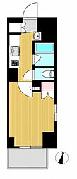 ルーブル大鳥居参番館 1Kの間取図画像