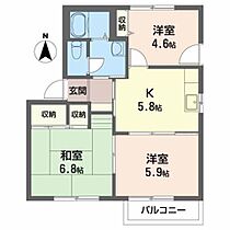 ヴィオラＳＩＮ　Ａ 201 ｜ 岩手県滝沢市鵜飼大緩60-8（賃貸アパート3K・2階・50.00㎡） その2