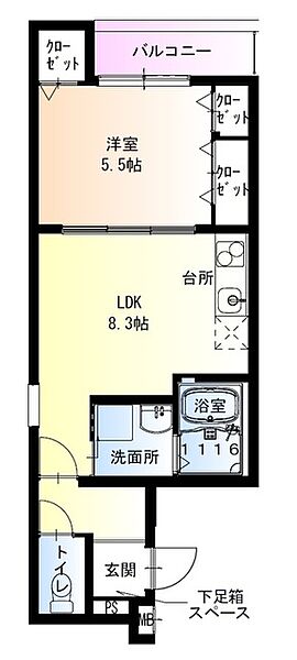 フジパレス西取石III番館 ｜大阪府高石市西取石３丁目(賃貸アパート1LDK・3階・35.45㎡)の写真 その2